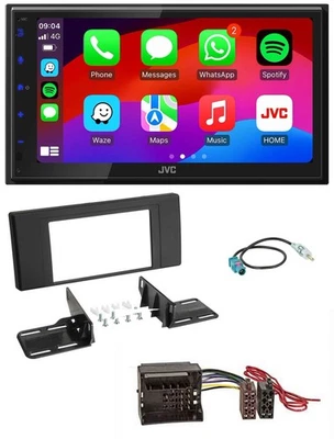 JVC Bluetooth USB MP3 2DIN DAB Autoradio für Land Rover Range Rover Vogue L322 2 - Bild 1 von 4