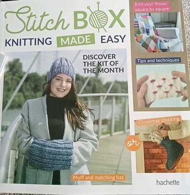 Maschenbox Stricken leicht gemacht - Neu - inkl. 7 Knäuel Garn & Musterbuch/Anleitung