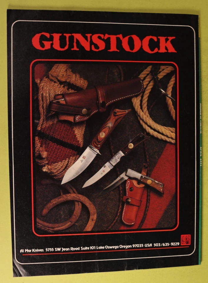 Soldier of Fortune Magazine April 1991 Desert Storm Patriot Missles Laos F/VF Foto 2 de 4