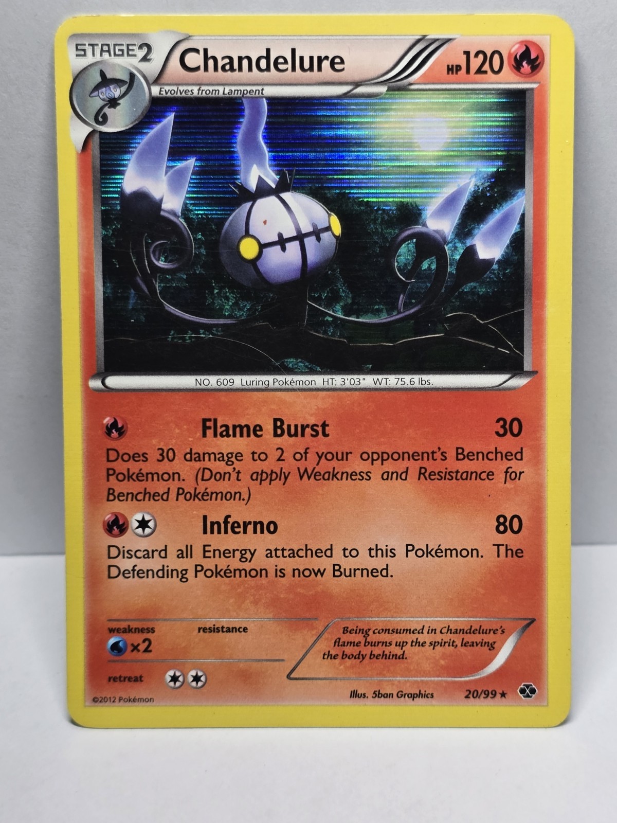 Chandelure - 20/99 Rare Deck Exclusives 020/099 LP