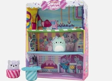Squishmallows Squishville SWEET SHOP Playset 2 Minis Priya & Tres’zure 5 Pieces