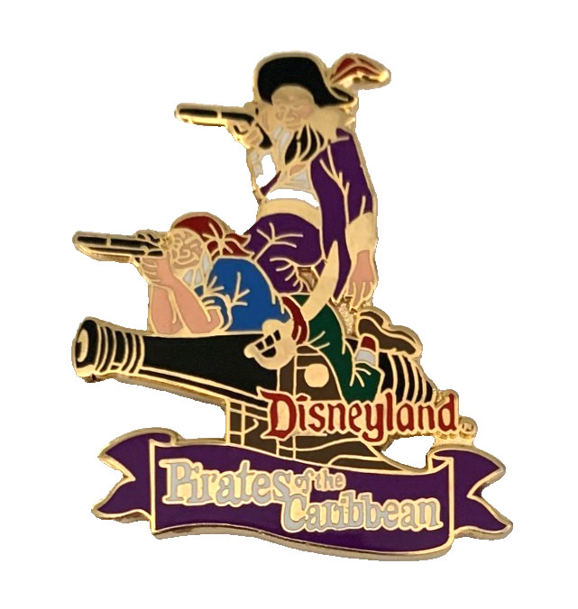 1998 Disneyland Pirates of the Caribbean Attraction Series Disney Pin