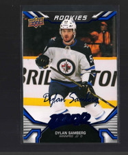 Dylan Samberg RC 2022-23 Upper Deck MVP Hockey #233 Winnipeg Jets Blue Script