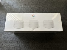 Google Mesh Wi-Fi AC1200 1000 Mbps Wireless Router Snow