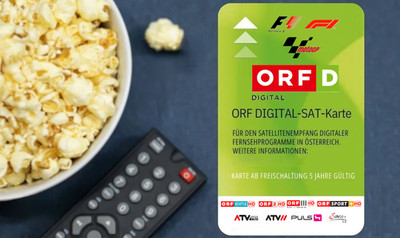    ORF Digital HD/Sat-Karte Smartcard /irdeto/ Neu und Freigesch. für 5 Jahre