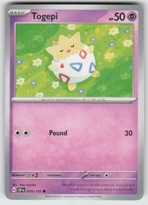 GGC-5 Togepi 070/191 Common SV08: Surging Sparks