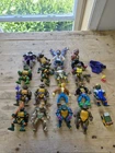 Vintage Tmnt Ninja Turtles Lot.  Figures, Accessories,  Parts And Pieces. Look!