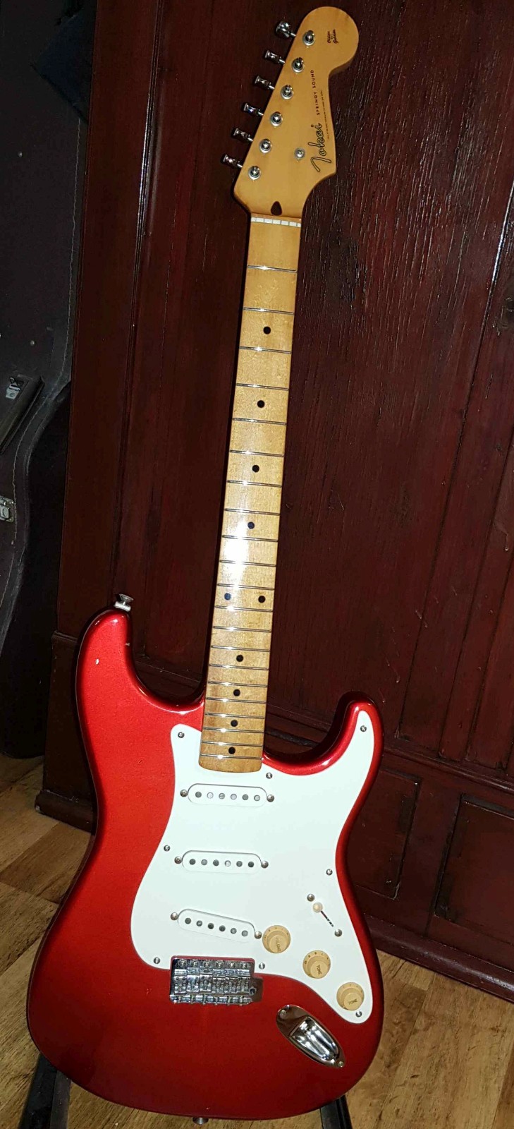 Tokai ST 50 Springy Sound Stratocaster 1981 CAR Metallic Red 57er Strat Kopie