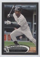 2012 Topps Black 23/61 Alejandro De Aza #602 e0v