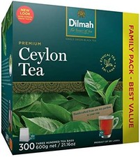 Dilmah Tea 300 Tea Bags - Black Tea | Freshly Packed Premium Single Origin, Han 0.06 per strip