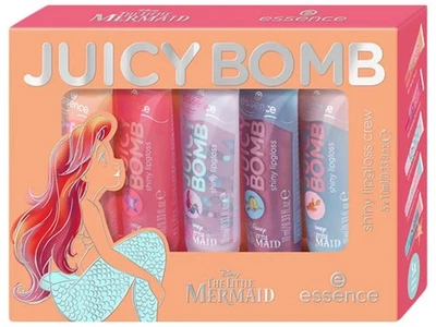 essence Juicy Bomb Lipgloss Set – Disney The Little Mermaid – 5er Set NEU - Bild 1 von 2
