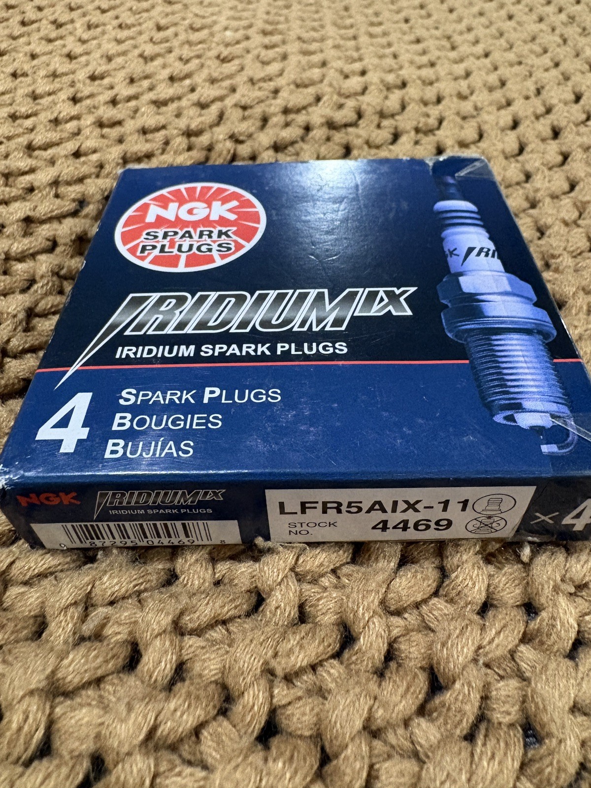 4-pk NGK 4469 LFR5AIX-11 Iridium IX Spark Plugs NEW