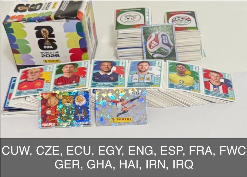 2026 Panini FIFA WC Stickers US Ed.--click link in description for more stickers