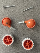 Tiny Love 4-in-1 Baby Walker 2 Front Casters  2 Back Wheels Replacement Part