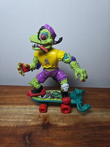 Mondo Gecko (Complete) 1990 Vintage TMNT Teenage Mutant Ninja Turtles Figure