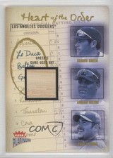 2003 Fleer Platinum Heart of the Order Materials Paul Lo Duca Shawn Green 0v1