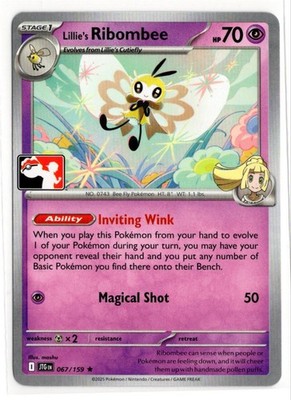Play! Pokemon Prize Pack Series 7 Journey Together 067/159 Lillie's Ribombee