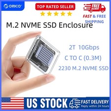 ORICO 2230 M.2 NVMe SSD Enclosure Mini NVMe Case 10Gbps M2 to USB Type C Adapter