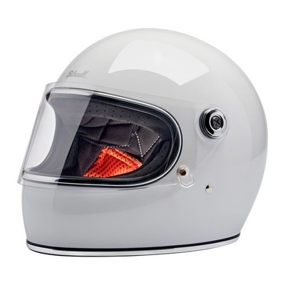Integralhelm Biltwell Gringo S glänzend weiß