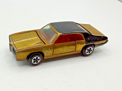 TOPPER JOHNNY LIGHTNING GOLD W/BLACK ROOF GTO  VINTAGE 1969 REDLINE