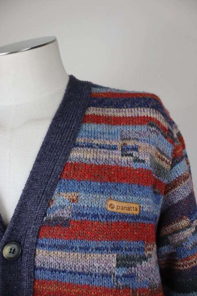 Cárdigan suéter informal de lana Robe Di Kappa vintage para hombre talla S Foto 2 de 4