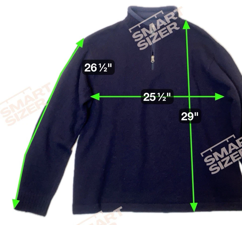 Woolrich Quarter Zip Wool Pullover Sweater Mens XL Navy Heritage Preppy Normcore - Image 4 of 4