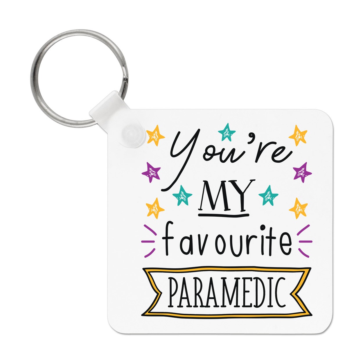 You're My Favourite Paramedic Stars Keyring Key Chain - Funny Best