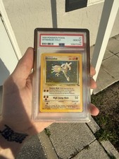 🌀MILI CERT POP 27🌀 Pokémon Fossil Hitmonlee 7 Holo Rare Unlimited PSA 10