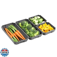 Silicone Sheet Pan Set, XOMOO Extra large size 4PCS Nonstick Silicone Divider