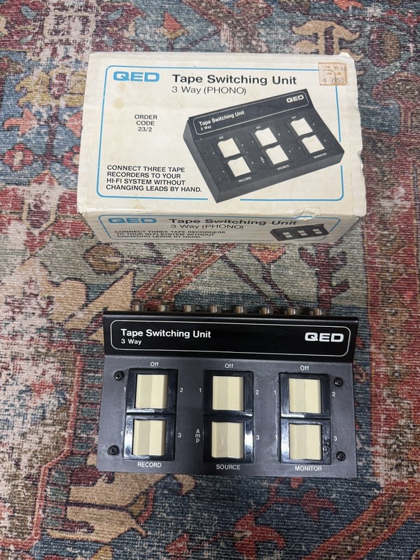 QED 3 Way Tape Switching Unit Parts Only. See Pictures