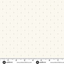 Latte By Andover Fabrics - Cream Circle Dots 1270-L