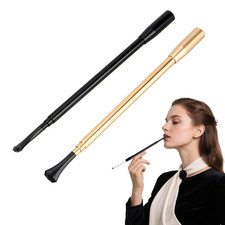 Zigarettenhalter Slim f&uuml;r Damen und Herren verstellbar Schwarz Gold Set