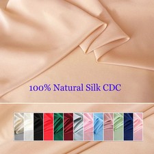 45'' Wide 12 Momme 100 Natural Mulberry Silk Crepe Fabric Crepe De Chine Silk