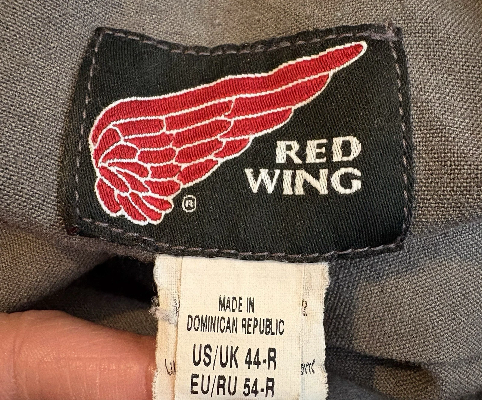 Red Wing Unisex FR Coverall Gray Cotton Canvas Workwear Reflective Pockets - product detail image 8