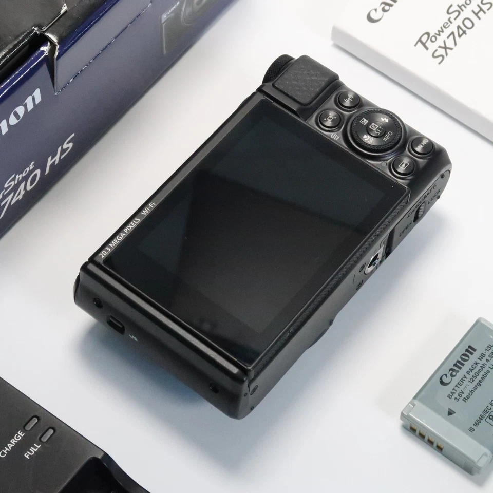 [Mint] Canon PowerShot SX740 HS 20.3MP Digital Camera Black, Boxed - Image 4 of 4