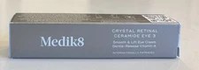 Medik8 Crystal Retinal Ceramide Eye 3 Vitamin A Cream Anti-Aging 0.08 fl oz NIB