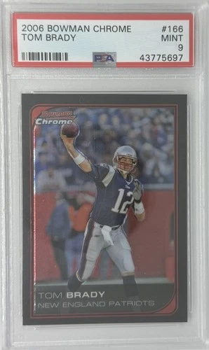 2006 Bowman Chrome - Tom Brady #166 PSA 9