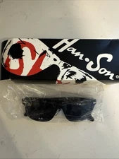 OG VINTAGE RARE NEW Hanson Tayfarer Sunglasses! BLACK Taylor Hanson Mmmbop