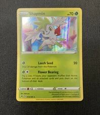 Shaymin 015/185 Swsh04: Vivid Voltage Holo (RARE Black Star)