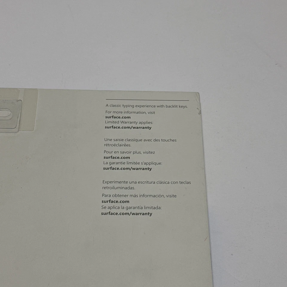 Teclado con cubierta tipo 4 original Microsoft Surface Pro para SurfacePro - negro Foto 3 de 4