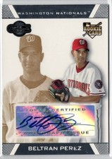 2007 Topps Co-Signers #104 Beltran Perez Auto /250