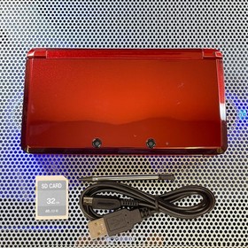 Nintendo 3DS Console Region Free Very Good Cond 32GB SD USB Cable Stylus Tested