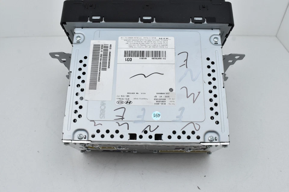 Kia Niro 2017-2019 radio tablero central pantalla recepción OEM Foto 4 de 4