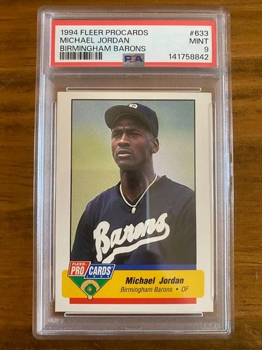 1994 Fleer ProCards #633 Michael Jordan PSA 9