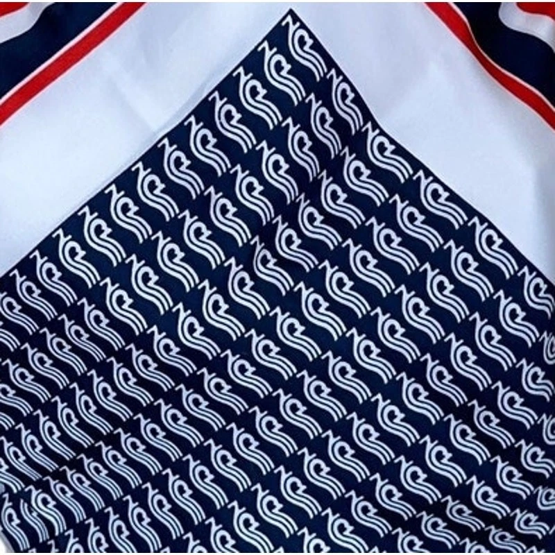 Rojo Blanco Azul Bufanda Halter Top Recortado Talla Única Festival Artesanía Único NUEVO Foto 4 de 4