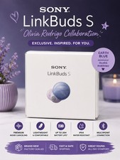Sony LinkBuds S Bluetooth Noise Canceling In-Ear Earbuds, Olivia Rodrigo, Purple