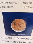 2011 Postal Commemorative Society Presidential Coin $1 James Garfield Stamp — photo 4