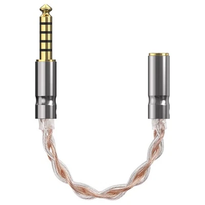 Geekria 4.4mm Balanced Male to 3.5mm Balanced Female Adapter