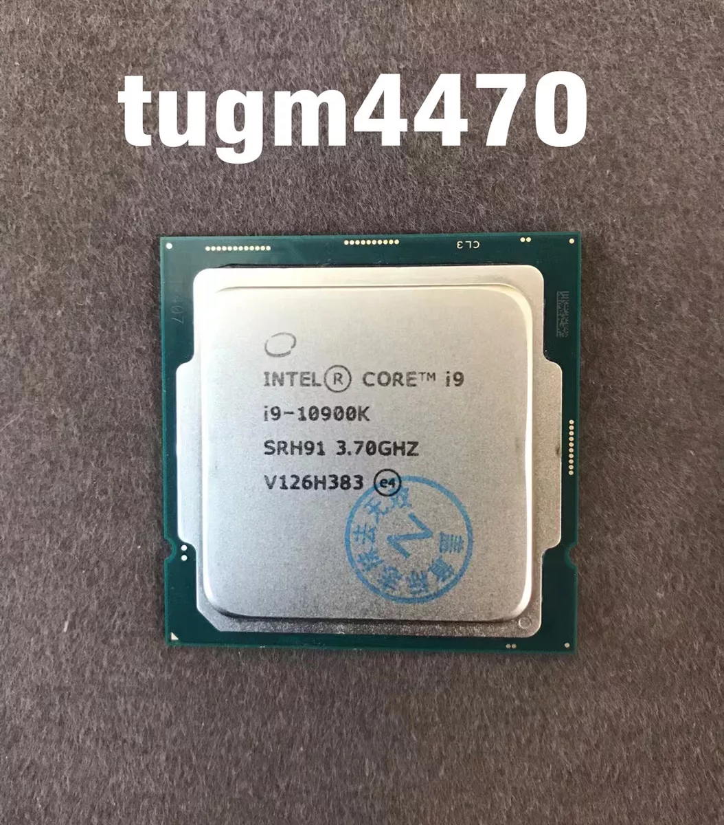 Intel Core i9-10900K CPU Processor 3.7-5.3GHz 10 Cores 20Thr 125W LGA1200