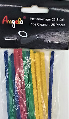 25 Pfeifenreiniger lang 30cm bunt Pipe Pfeife Cleaners